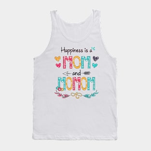 Happiness Is A Mom And Momom Wildflower Happy Mother's Day Tank Top